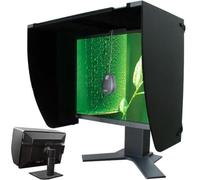 Parasol ajustable para pantallas de 17 a 28 pulgadas, parasol para monitor de computadora con paneles laterales plegables, visera solar para oficina, hogar y configuración de juegos