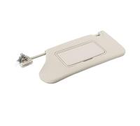 Parasol beige for lado izquierdo del conductor y derecho del pasajero, compatible con Nissan Altima 2013-2018, con espejo de cortesía y luz 96400/96401-3TA2A(Driver side left)