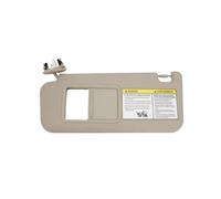 Parasol beige/gris OEM 74320-42420-B0 7432042420B0 para coche, lado izquierdo del conductor, compatible con Toyota RAV4 2004-2005(Beige Left Driver)