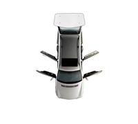 Parasol Coche con Parasol De Cobertura Total para Coche Protector Solar Anti-UV Accesorios para Ventanas para Hyundai para Santa para Fe MX5 2023 2024 2025 2026(Rear Windshield)