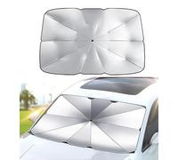 Parasol Coche Delantero para Ford Mustang/Mustang GT/Mustang Mach 1 3-Doors, Parasol para Parabrisas de Coche, Plegable Protección UV y Aislamiento Térmico, Parasol para Coche,140 * 79cm
