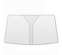 Parasol Coche Delantero para Mini Aceman E 2024, Protector Solar Coche Parabrisas Parasol Plegable Protección UV Accesorios para Coche,Silver-140 * 70cm