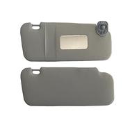 Parasol Coche Delantero para Peugeot 307, Juego de 2 Piezas Izquierda-Derecha, Parasol Interior de Coche con Espejo de Maquillaje 8143LX Parasol Interior Coche