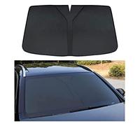 Parasol Coche Delantero para Peugeot 5008 2010-2014, Parasol para Parabrisas, Protector Solar para Luna Delantera Resistir a Los Rayos UV, Plegable Sombrilla,Black