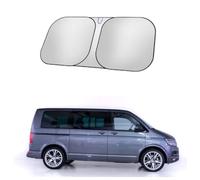 Parasol Coche Delantero para Volkswagen T6 Multivan,Plegable Reflectante Protector Solar Interior Cubierta Parabrisas Automóvil Protección UV Accesorios para Coche En Verano