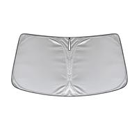 Parasol Coche Delantero para VW Bora 2007-2015, Parasol Plegable Bloquea Rayos UV Visera Ventana Protección del Interior,Silver