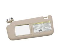 Parasol Coche Delantero Parasol Delantero Izquierdo/Derecho para Coche con Espejo de Maquillaje, Compatible con Toyota RAV4 2006-2013 Parasol para Coche(Beige Left)