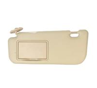 Parasol Coche Delantero Parasol Delantero Izquierdo/Derecho para Coche con Espejo de Maquillaje de Repuesto para Toyota Corolla E160 E170 Parasol para Coche(Beige Left)