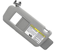 Parasol Coche Delantero Parasol Izquierdo/Derecho para Coche con Espejo de Maquillaje y luz, Compatible con Toyota RAV4 (2006-2013) Parasol para Coche(Gray Left)