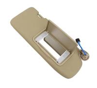Parasol Coche Delantero Parasol para Coche, Lado Izquierdo y Derecho, Panel de Visera Delantera con Espejo y luz, Compatible con Honda CR-V Parasol para Coche(Beige Right)
