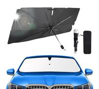 Parasol Coche Delantero, Parasol para Parabrisas de Coche, para-Sol Paraguas COC-he, para-Sol Coch-e Paraguas, para-guas Co-che, Par-asol Co-che Delantero Plegable, para Mayoría de SUV