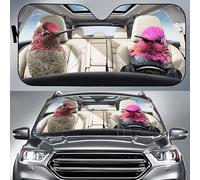Parasol Coche Delantero Plegable Parasol para Parabrisa Paraguas Luna De Coche Universal para SUV Camión Colibrí En Un Hermoso Día Soleado En La Carretera, Pareja De Colibríes Conduciendo L