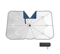 Parasol Coche Delantero Protector Solar Coche Parasole Pieghevole Regolabile Anti UV E Calore per Auto Accessorio (Azul)
