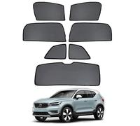 Parasol Coche Infantil Lateral Protector Solar para Volvo XC40 XC 40 2018-2022 Parasol Ventana con Imanes Protección UV Accesorios Negro Parasol Protección para Bebé Mascotas,7pcs