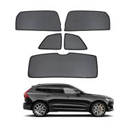 Parasol Coche Infantil Lateral Protector Solar para Volvo XC60 2ND 2017-2023 Parasol Ventana con Imanes Protección UV Accesorios Negro Parasol Protección para Bebé Mascotas,5pcs