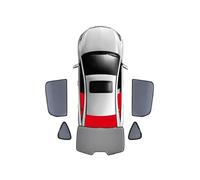Parasol Coche Lateral para Nissan para X-Trail T33 2022 2023 2024 Parasol para Parabrisas Delantero Cortina para Ventana Lateral Trasera Visera Malla Parasol Ventana Coche(5 x Rear Train Back)