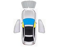 Parasol Coche para Aeolus para AX4 2017-2021 Protección Solar Automática Parasol Coche Parasol Aislante Parabrisas(Front 3 Pieces)