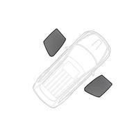 Parasol Coche para Buick para Envista 2022-2024 Parasol Coche Parabrisas Delantero Cortina Vehículo Ventana Lateral Parasol Protector Visera Parasol Coche Lateral(2PCS Front Window)
