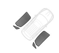 Parasol Coche para CRV CR-V Ⅵ 2023-2025 Parasol Coche Cubierta para Parabrisas Y Ventana, Parasol, Cortina Malla Persiana Personalizada Parasol Ventana Coche(Rear Triangular)