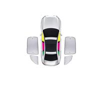 Parasol Coche para Geely para Boyue L para Starray para Atlas FX11 22-25 Cubierta Parasol para Parabrisas Visera Sol Cortina Ventana Parasol(Rear Windows)