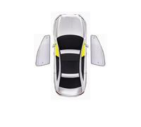 Parasol Coche para Maxus V80 Distancia Entre Ejes Corta para SWB 11-25 Aislamiento Térmico Coche Protección Solar Parasol Visera Parabrisas(Front Windows)