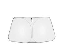 Parasol Coche para Mercedes para Benz EQC SUV 2019-2024 Parasol Ventana Trasera Coche Lateral para Bebé Parasol para Parabrisas Delantero Cortina Parasol Visera Solar Coche(Silver Front Windshield)