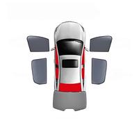 Parasol Coche para Mercedes para Benz EQC SUV 2019-2024 Parasol Ventana Trasera Coche Lateral para Bebé Parasol para Parabrisas Delantero Cortina Parasol Visera Solar Coche(5PCS Front Rear Back)