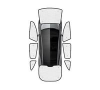 Parasol Coche para MG HS EHS MK2 2024 2025 2026 Parasol para Ventana De Coche, Protección UV, Privacidad, Bloqueos, Cobertura Completa, Cortinillas(All Sunshades 8pcs,Style B)