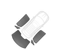 Parasol Coche para Mitsubishi para ASX para Outlander para Sport 2012-2022 Cortina Malla Ventana Lateral Trasera Y Parabrisas Delantero Parasol Coche Lateral(Rear 5pcs)