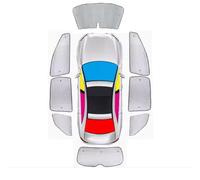 Parasol Coche para Nissan para Qashqai para Rogue para Sport J11 2013-2021 Protección Solar Automática Parasol Coche Parasol Aislante Parabrisas(Car Full Set)