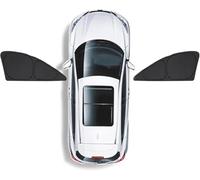 Parasol Coche para Suzuki Baleno 2016-, Medida Bloqueo Rayos UV Protección Ventana El Calor Persiana Privacidad Interior Laterales Delantero Lateral Trasera Cortina,A/2 Front Windows