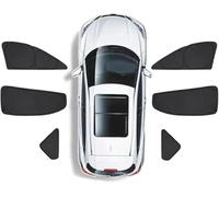 Parasol Coche para Suzuki Baleno 2016-, Medida Bloqueo Rayos UV Protección Ventana El Calor Persiana Privacidad Interior Laterales Delantero Lateral Trasera Cortina,D/6 Side Windows