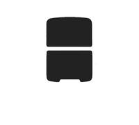 Parasol Coche Para Tesla Para Model Y Para Juniper 2025 Techo Corredizo Parasol Tela De Hielo Hebilla Parasoles Techo Vidrio Tragaluz Delantero Parasol Luna de Coche(Sunshade Black)