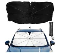 Parasol Coche para VW Coccinelle Cabriolet 2011-2019, Diseño Anilla Tirón, No Daña Interior, Protección UV, Mantiene Coche Fresco, Plegable, Estuche Cuero