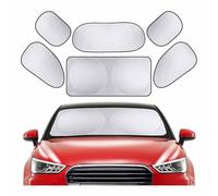 Parasol Coche para VW Jetta VS5, Kit Integral de Protectores Térmicos Plegables para Lunas Pantalla Solar de Fácil Guardado Accesorios