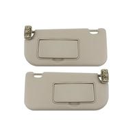 Parasol Coche Parasol Interior para Coche con Espejo de cortesía para Kia para Sportage 2005-2010 8520103010 8520203000(Beige Left Right)