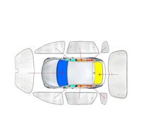 Parasol Coche Parasol para Coche XPENG G3i G9 2022-2025 Protección UV Cortina Lateral para Ventana Visera Parabrisas Accesorios para Coche(WholeForG9 23-25)