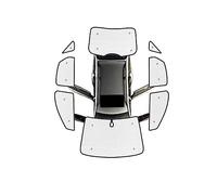 Parasol Coche Parasoles Cubiertas Completas para Ford para Focus 2 MK2 MK2.5 Hatchback Sedan 2004 2005 2006 2007 2008 2009 2010 Visera Lateral Parabrisas Envolvente Parasol Ventana Coche (Color : All
