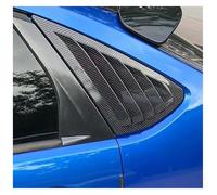 Parasol Coche Persianas Ventana Traseras Laterales Tuyere Louvers Vent para F&ORD para Focus MK2 2005-2013 Hatchback 4D(Fibra de Carbon)