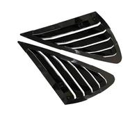 Parasol Coche Persianas Ventana Traseras Laterales Tuyere Louvers Vent para F&ORD para Focus MK2 2005-2013 Hatchback 4D(Negro Brillante)