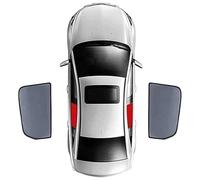 Parasol Coche Ventana Lateral para BMW I3 I01 2013-2020, Sun Shade Bloqueo de Rayos UV Nocivos Lateral Parasol Ventana Coches Trasero Sombrilla para Niño y Mascotas,2pcs-Rear Window