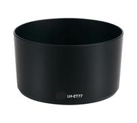 Parasol, Compatible con Canon, RF 85mm F2 Macro IS STM | Parasol reversible para EOS R, R3, R5, R6, RP, Ra; reemplaza ET-77; LH-ET77; negro