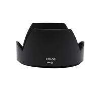 Parasol, Compatible con Nikon, HB-23 HB-25 HB-37 HB-39 | HB-50 HB-57 HB-58 HB-63 HB-81, bayoneta, reversible, tipo pétalo, negro(HB-58)