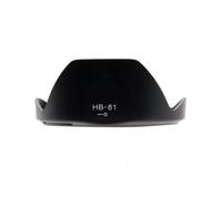 Parasol, Compatible con Nikon, HB-23 HB-25 HB-37 HB-39 | HB-50 HB-57 HB-58 HB-63 HB-81, bayoneta, reversible, tipo pétalo, negro(HB-81)