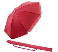 Parasol Creta rojo 200cm función basculante