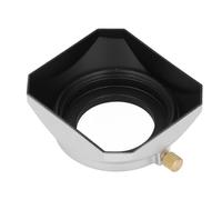 Parasol Cuadrado de Metal de 37 Mm, Protector Solar de Lente Cuadrada para Cámara Digital de Aleación de Aluminio para Longitud Focal de 25 Mm o Superior