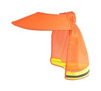 Parasol de ala completa, visera de protección solar, cubierta de seguridad transpirable, ala de casco de bloque ajustable, protector solar resistente al calor, accesorio para cabeza, cara, trabajo al