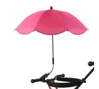 PARASOL DE CHASLER LA CHELCLER DEL NITDLER - Baby Stroller Sunshade Umbrella, Travel Sun Shelter Cover | Cuesta ajustable con protección UV para cochecitos de cochecitos, silla paseo niños, caminatas