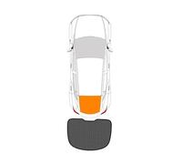 Parasol de Coche para Chevrolet para Tahoe 4 Dr SUV 2007 2008 2009 2010 2011 2012 2013 2014 Parasol Ventana Coche Cortina Malla Marco Parabrisas Delantero(Rear Windshield-1Pcs)