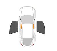 Parasol de Coche para Chevrolet para Tahoe 4 Dr SUV 2007 2008 2009 2010 2011 2012 2013 2014 Parasol Ventana Coche Cortina Malla Marco Parabrisas Delantero(Front-2pcs)